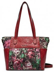 Torebka shopperka Laura Vita czerwona 