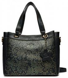 Torebka shopperka Laura Vita czarna 