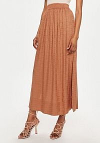 Spódnica TWINSET pomarańczowa Midi