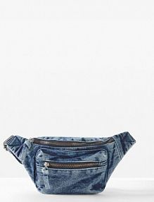 Torebka saszetka z denimu  Bonprix