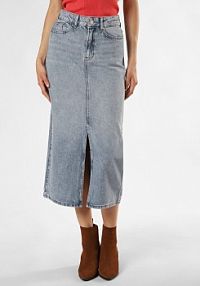 Dżinsowa spódnica  Kobiety Bawełna niebieska jednolity XS KARL LAGERFELD