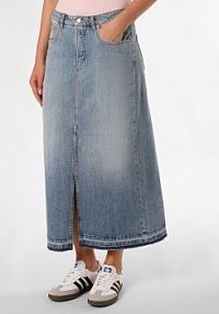 Dżinsowa spódnica   Hailey Kobiety Bawełna niebieska jednolity 38 Cambio