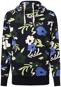 Sweter z kapturem  Yodis Kobiety Bawełna niebieski/wielokolorowy wzorzysty L Ragwear damski