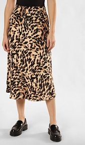 Spódnica   YASPella Kobiety czarna/beżowa/brązowa wzorzysty XS Y.A.S