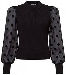 Sweter z dzianiny YASDOTME Kobiety biały jednolity XS Y.A.S damski