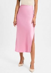 Spódnica maxi Kobiety różowa jednolity 38 IPURI