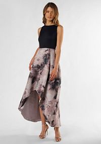 Sukienka wieczorowa Kobiety niebieska/lila wzorzysty 42 Swing