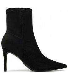 Botki na obcasie Guess czarne