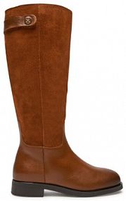 Kozaki Tommy Hilfiger brązowe damskie