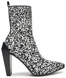 Botki na obcasie United Nude kolorowe