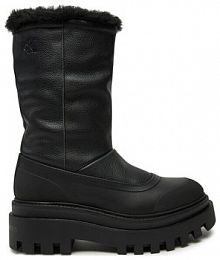 Śniegowce Calvin Klein Jeans czarne damskie