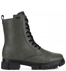 Botki Rieker zielone damskie