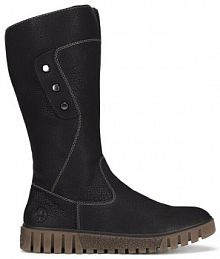 Kozaki Rieker czarne damskie