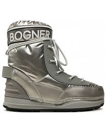 Śniegowce Bogner srebrne damskie