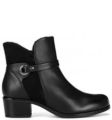 Botki Go Soft czarne damskie