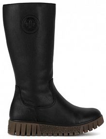 Kozaki Rieker czarne damskie