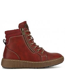 Botki Go Soft czerwone damskie