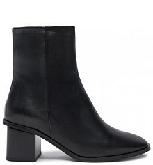 Botki na obcasie Calvin Klein czarne