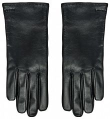 Rękawiczki skórzane Puccini czarne