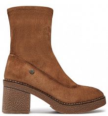 Botki na obcasie Refresh brązowe