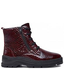 Botki Comfortabel bordowy damskie