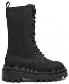 Trapery Calvin Klein Jeans czarne damskie