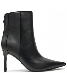 Botki na obcasie Guess czarne