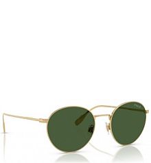 Okulary Polo Ralph Lauren złote damskie