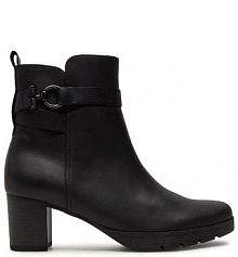 Botki na obcasie Gabor czarne