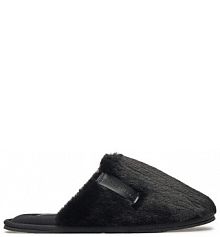 Kapcie Calvin Klein Jeans czarne damskie