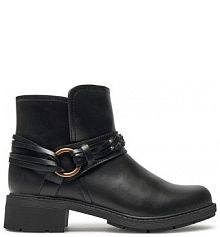 Botki Clarks czarne damskie