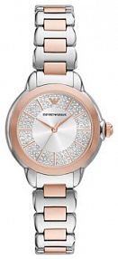 Zegarek Emporio Armani srebrny damski