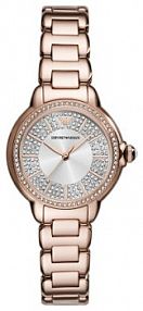 Zegarek Emporio Armani różowe złoto damski