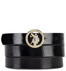 Pasek U.S. Polo Assn. czarny damski