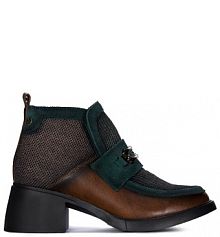 Botki na obcasie Maciejka zielone