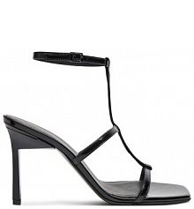 Sandały na obcasie Calvin Klein czarne