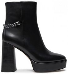 Botki na obcasie MICHAEL Michael Kors czarne