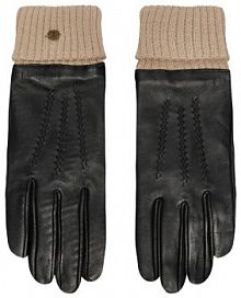 Rękawiczki skórzane EMU Australia czarne