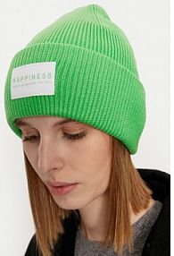 Czapka zimowa ONLY zielona damska