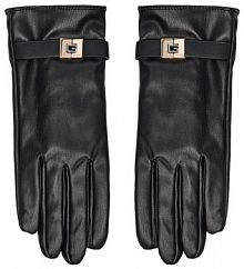 Rękawiczki Guess czarne damskie