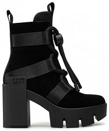 Botki na obcasie United Nude czarne