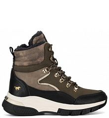 Botki Mustang beżowe damskie