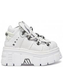 Sneakersy NEW ROCK białe damskie