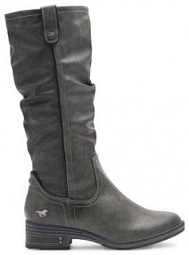 Kozaki Mustang szare damskie