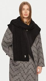 Szalik KARL LAGERFELD czarny damski