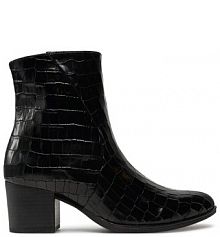 Botki na obcasie Gabor czarne