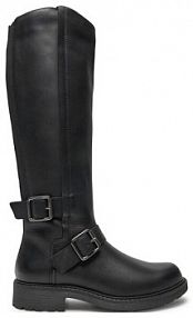 Kozaki Clarks czarne damskie