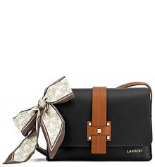 Torebka listonoszka Lasocki czarna