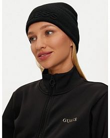 Czapka zimowa Guess czarna damska
