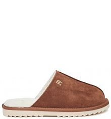 Kapcie Tommy Hilfiger brązowe damskie